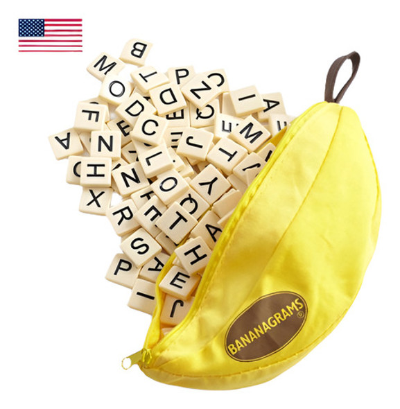 140 Pc Bananagrams Inteligencia Juguetes Niños Desarrollo Ed 0