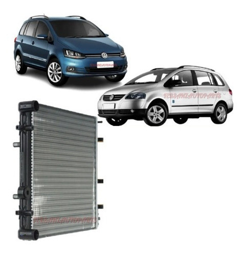 Radiador Agua Vw Suran Años 06 Al 19 Vw Fox Años 04 Al 19. 0