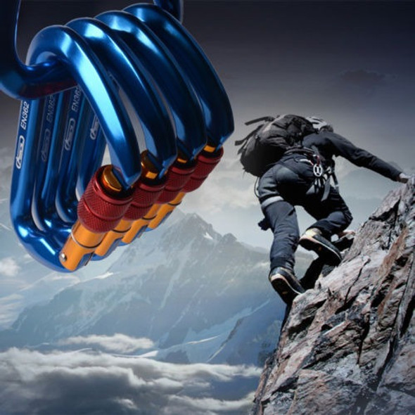 Tornillo Del Mosquetón De La Roca Del Acero De Aluminio 30kn 1