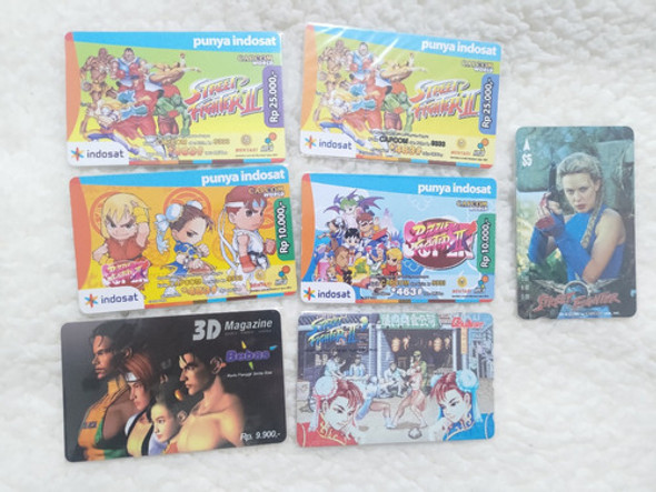 Coleção 7 Cartões Raros Street Fighter - Internacionais 0