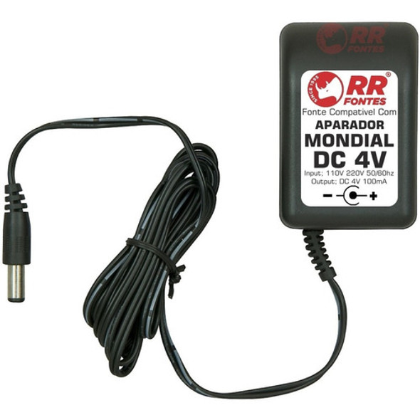 Fonte Carregador 4v Para Aparador Pelos Mondial Bivolt Novo 0