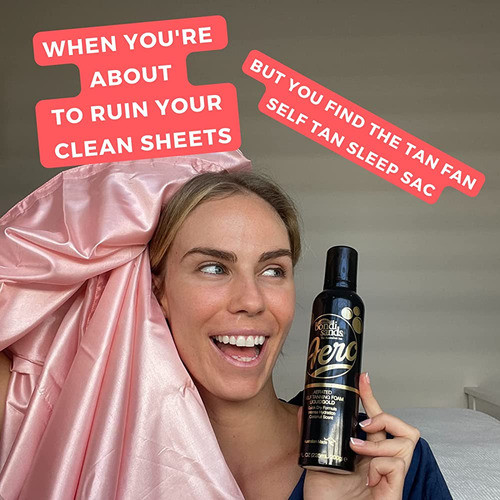 Tan Fan Self Tanner Sleep Sac - Keep Tan On Without Stained 1