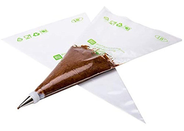 Manga Pastelera De Plástico Transparente Pastry Tek - Biodeg 0