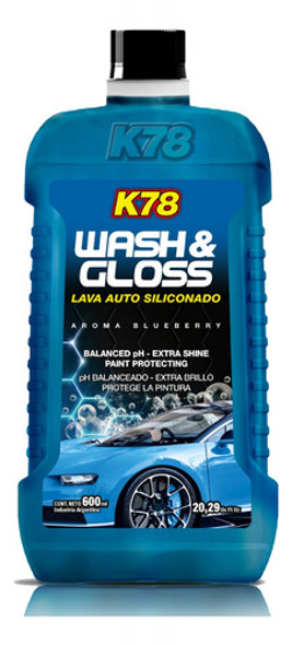 Shampoo Siliconado K78 Lava Auto Autos Maximo Brillo 500cc 0