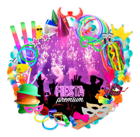 Combo Cotillon Luminoso Led Neon Fiesta Fluo +260 Articulos 0 Combo Cotillon Luminoso Led Neon Fiesta Fluo +260 Articulos 0