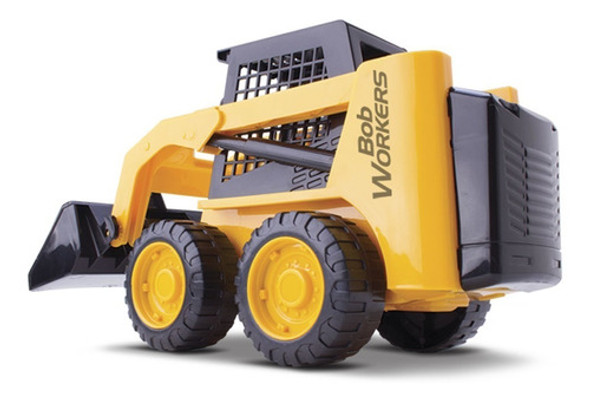 Trator Carregadeira Bob Workers Infantil Roma Brinquedos 1