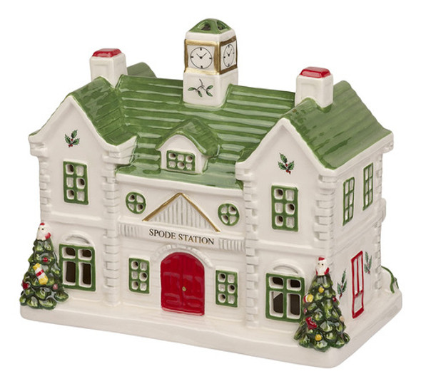 Spode  Coleccin De Rbol De Navidad, Estacin De Tren De Aldea 0 Spode  Coleccin De Rbol De Navidad, Estacin De Tren De Aldea 0