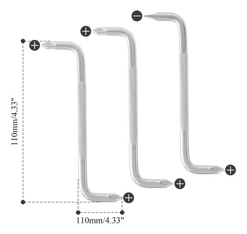 Ldexin 3 Destornilladores De Doble Cabeza, Destornillador... 1