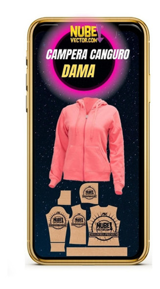 Molderia Digital Campera Canguro Dama 0