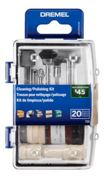 Kit Accesorios Limpieza Pulido Dremel 726-01 20pzs Rex 0