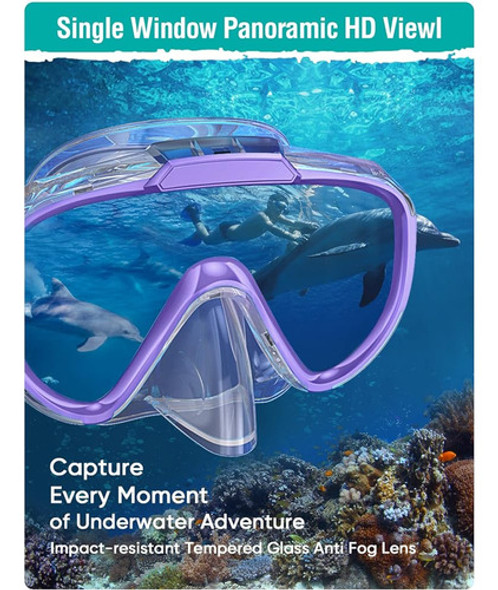 Seovediary Snorkel Set Adults Snorkeling Gear Anti-fog Panor 1 Seovediary Snorkel Set Adults Snorkeling Gear Anti-fog Panor 1