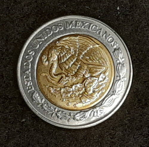 Moneda 2 Pesos Mexicana Año 2000. Muy Bien Conservada. 1