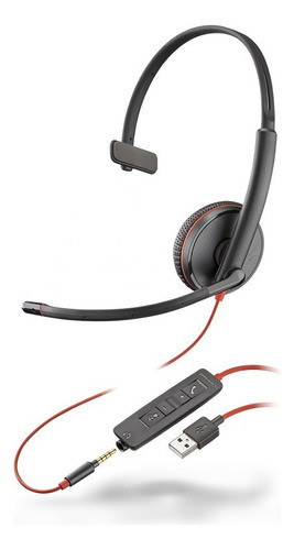 Plantronics Blackwire C3215 Headset Usb 3,5m Mejor Que C3210 0