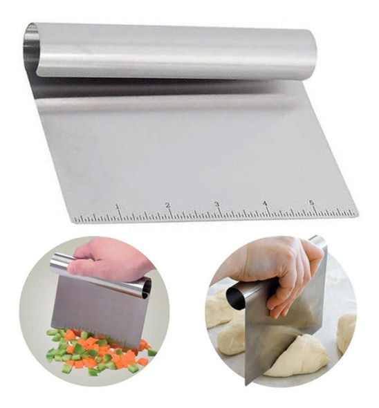 Espátula Pão Cortar Massas Legumes Inox Confeiteiro Padeiro 0