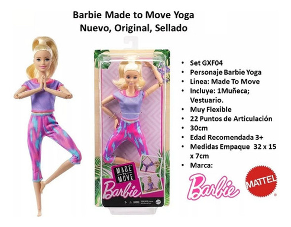 Muñeca Barbie Rubia Original Articulada Pelo Largo Y Vestido 1