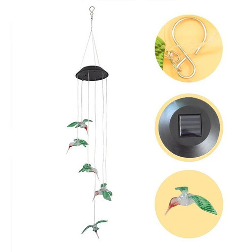 Colgante Solar Colibrí - Milgenial 0