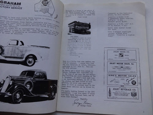 Revista The Super Charger Graham Owners Club Auto Paige 1