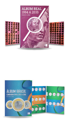 Álbum Para Moedas Do Brasil Real 1994 A 2035 + Olímpiadas 0