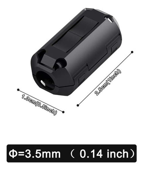 Emi Rfi Anillo De Cable De Filtro De Ruido, Roctee 12 Piezas 1