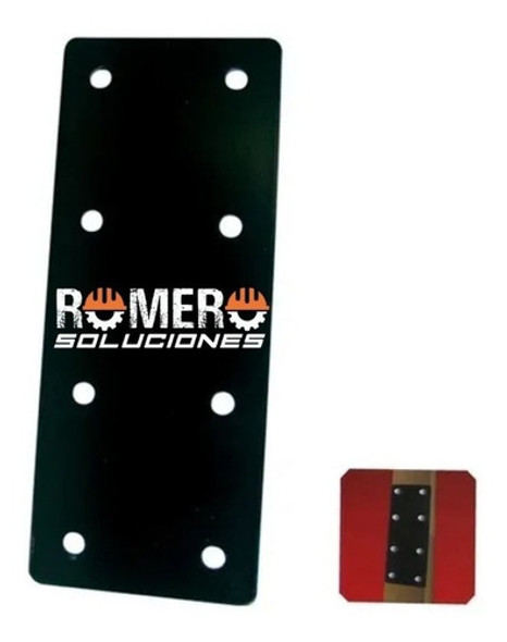 Conector Union Para Tirante  De Madera Placa De 42mm X 124mm 0 Conector Union Para Tirante  De Madera Placa De 42mm X 124mm 0