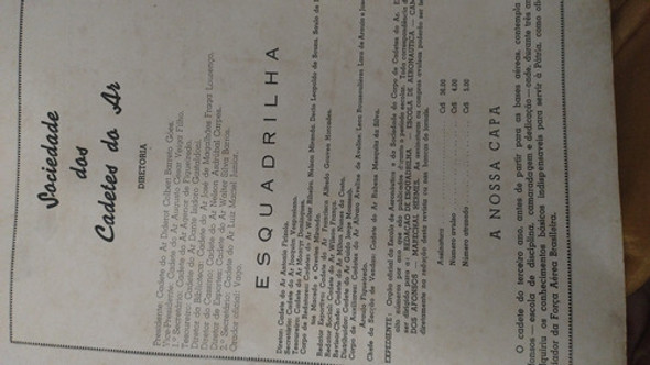 Revista Esquadrilha Da Escola De Aeronáutica Cadetes Do Ar 1