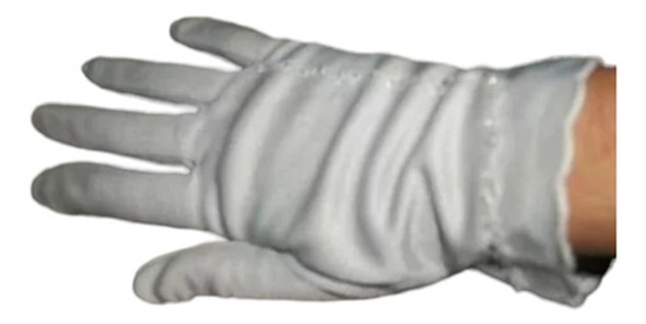 Antiguos Guantes De Seda Bordados 1