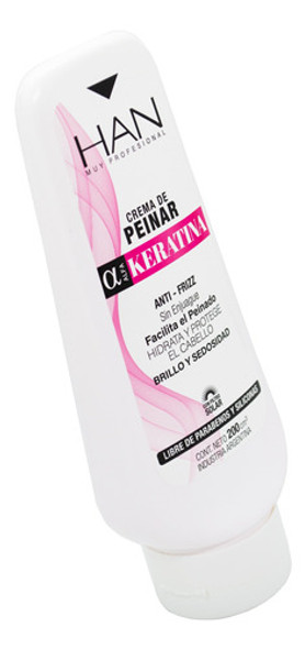 Han Keratina Crema De Peinar Antifrizz Hidratante Cabello 1