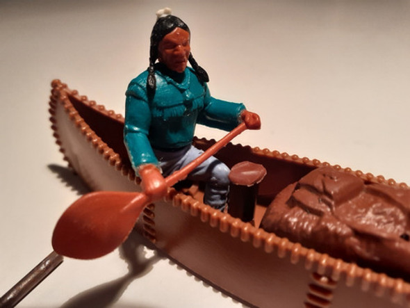 Soldadito Timpo Toys 70 Indio Apache En Canoa 0