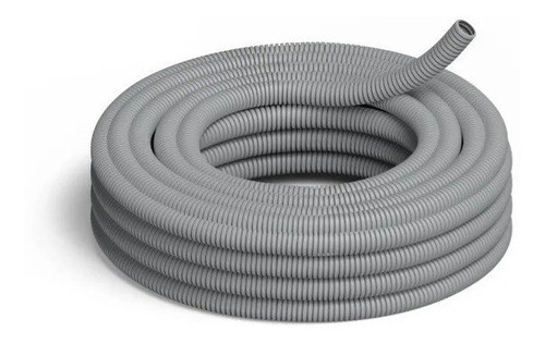 Caño Corrugado 3/4 Gris X 25 Metros Ignifugo Pesado P/ Losa 0