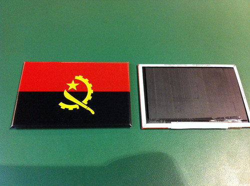 Ímã Da Bandeira Da Angola 1