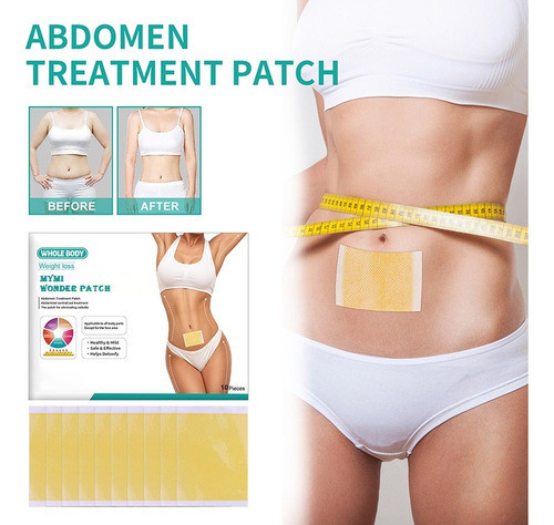Parche Reductor De Abdomen Adelgazar Celulitis Original X 10 0