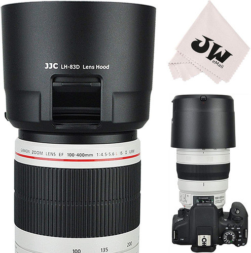 Parasol Reversible Lente Jw Lh-83d Para Canon Ef Y Mas 0