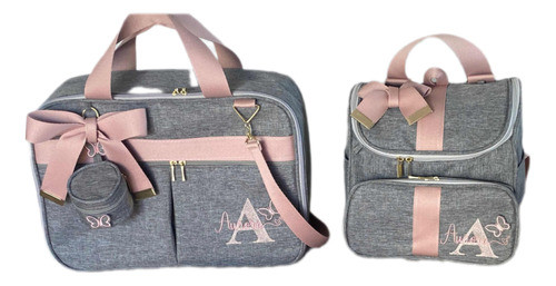 Kit Mala Maternidade Com Mala +mochila 2em1 E Porta Chupeta 0