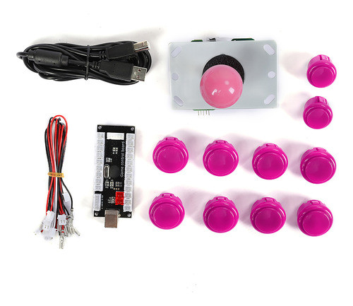 30/24 Botão Cassete 5p Rocker Kit Único Preto Núcleo Usb 1