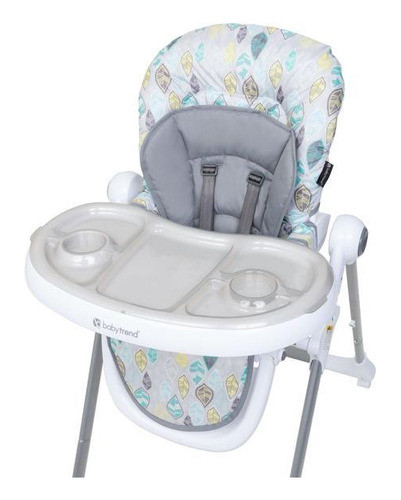 Silla De Comer Baby Trend Alta Hojitas Con Rueditas 0