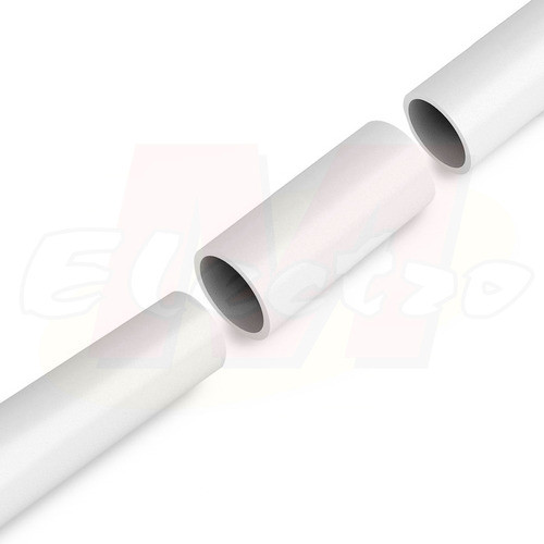 X 10 Union 20mm Para Caño Doblado En Frio Pvc Electro Medina 1