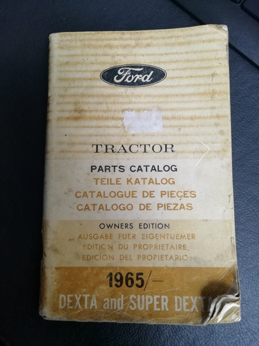 Catálogo De Tractor Ford 1965 0