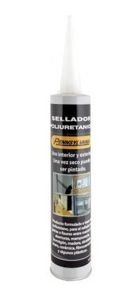 Sellador Poliuretánico Pennsylvania 310 Ml Pintable Gris Oli 0