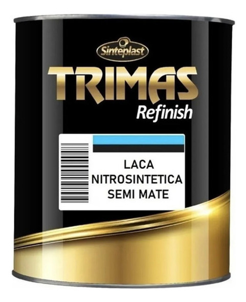 Laca Nitro Blanco Satinado Trimas 1 Litro Muebles Auto 0