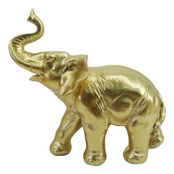 Adorno Elefante Dorado; Tienda Que Regalo 0