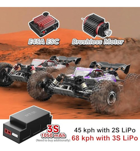 Jetwood Coche De Control Remoto A Escala 1:16, 4wd 1