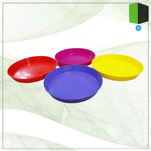 Plato Plastico Maceta Redonda Beruplast Nº 22 X 2 Unidades 1
