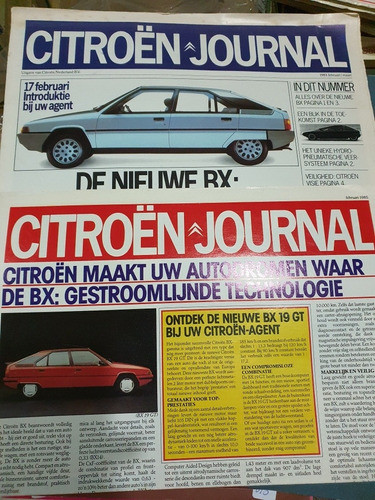 2 Citroen Journal Del Año 1983 Y 1985 En Aleman 0