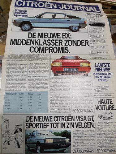 2 Citroen Journal Del Año 1983 Y 1985 En Aleman 1
