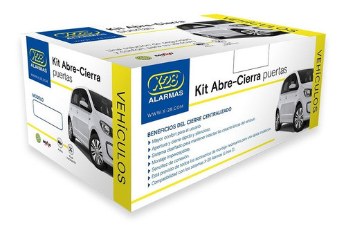 Cierre Centralizado X-28 4 Puertas P/ Chevrolet Onix Prisma 0