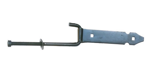 Bisagra C/ Bulón P/ Poste 15cm Rosca W 3/8  Esp, 2,5mm X Par 0