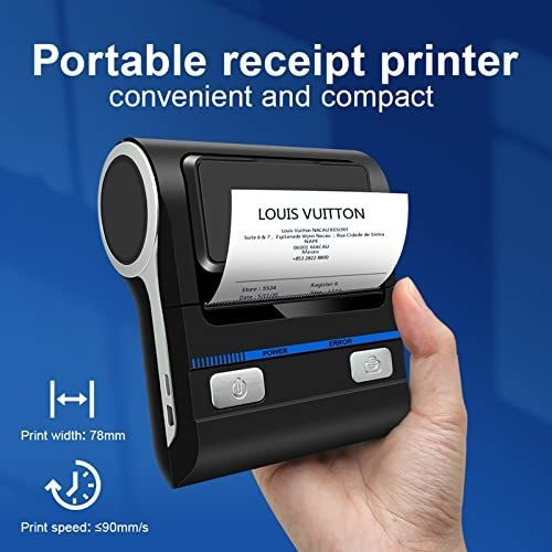 Impresora De Recibos Bluetooth Pos, Milestone 3'1/8 80 Mm I 1