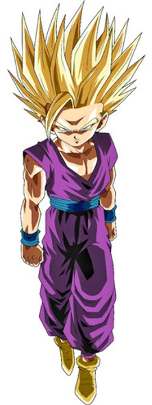 Poster Gohan Ssj2 Dragon Ball Z Adhesivo 140x70cm Gigant 0