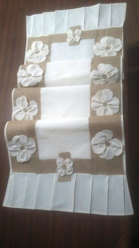 Camino De Mesa  Arpillera Y Lienzo 0