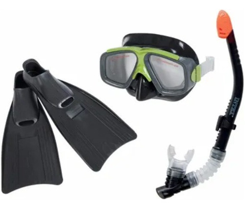 Mascara + Snorkel + Aletas Intex Surf Rider #55959 0